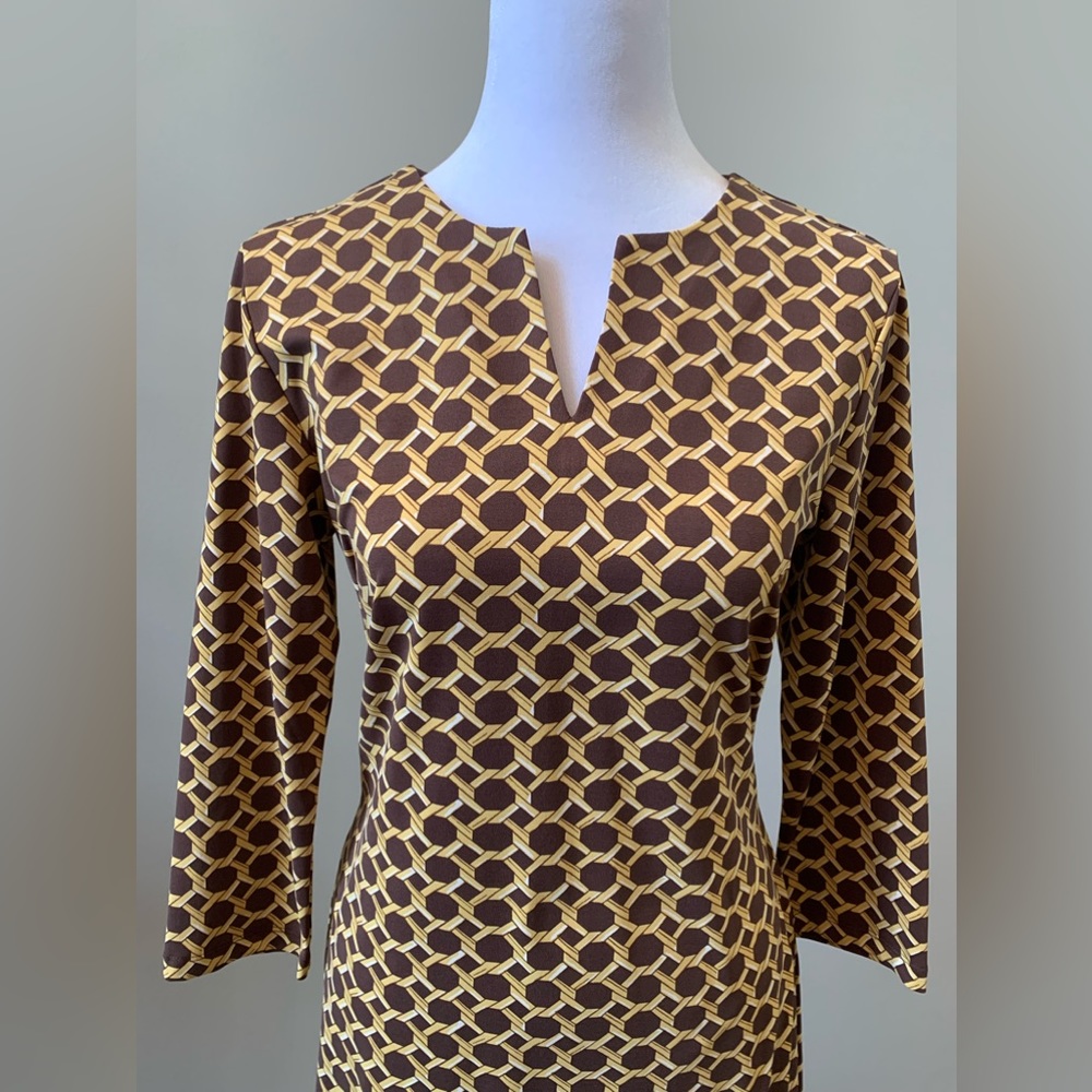 J. McLaughlin Cane Print Dress - Picture 6 of 7